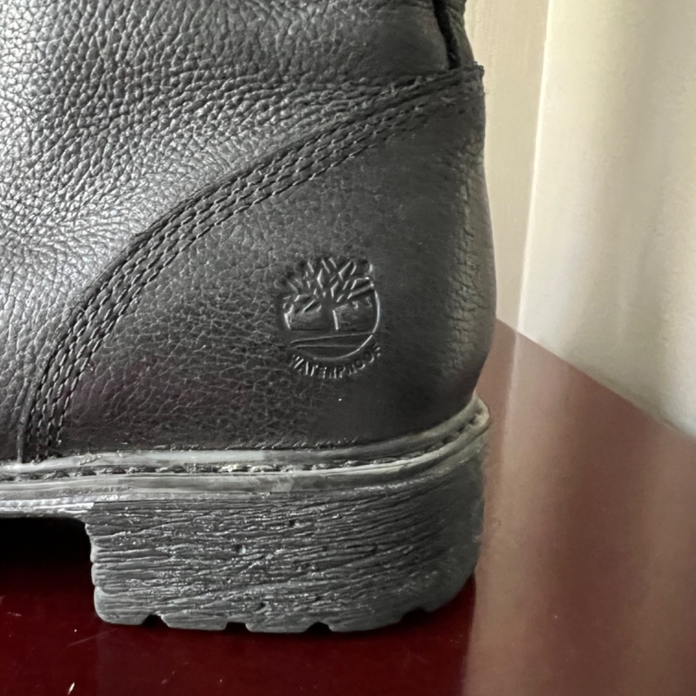 EUC Timberland Stoddard Waterproof Tall Biker Boots Women's A128L - Picture 5 of 8